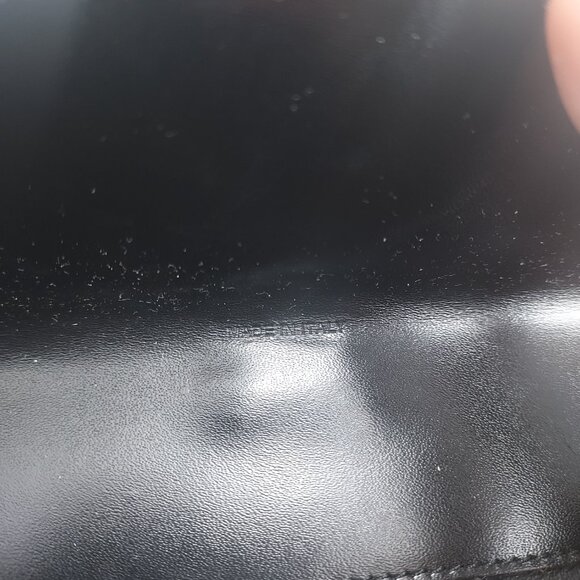 BURBERRY Haymarket Check Black Wallet - Picture 3 of 8